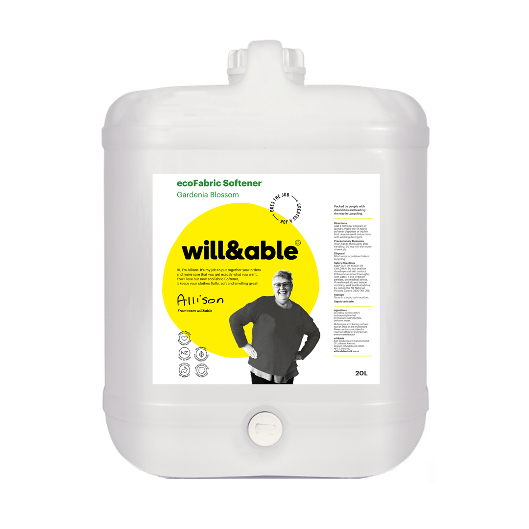 Will & Able EcoFabric Softener 20L