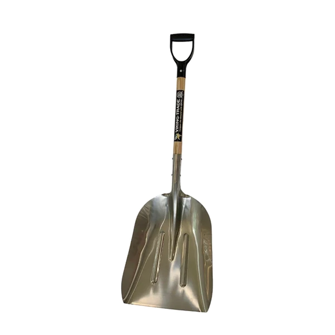 Farmtrade Shovel Wide Mouth Grain Scoop Aluminium Head