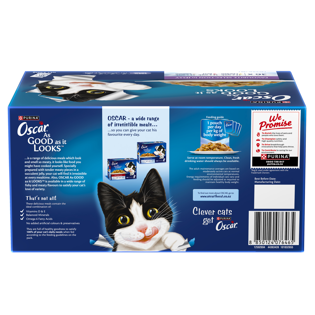 Oscar Agail Favourite Selection 85g x 36