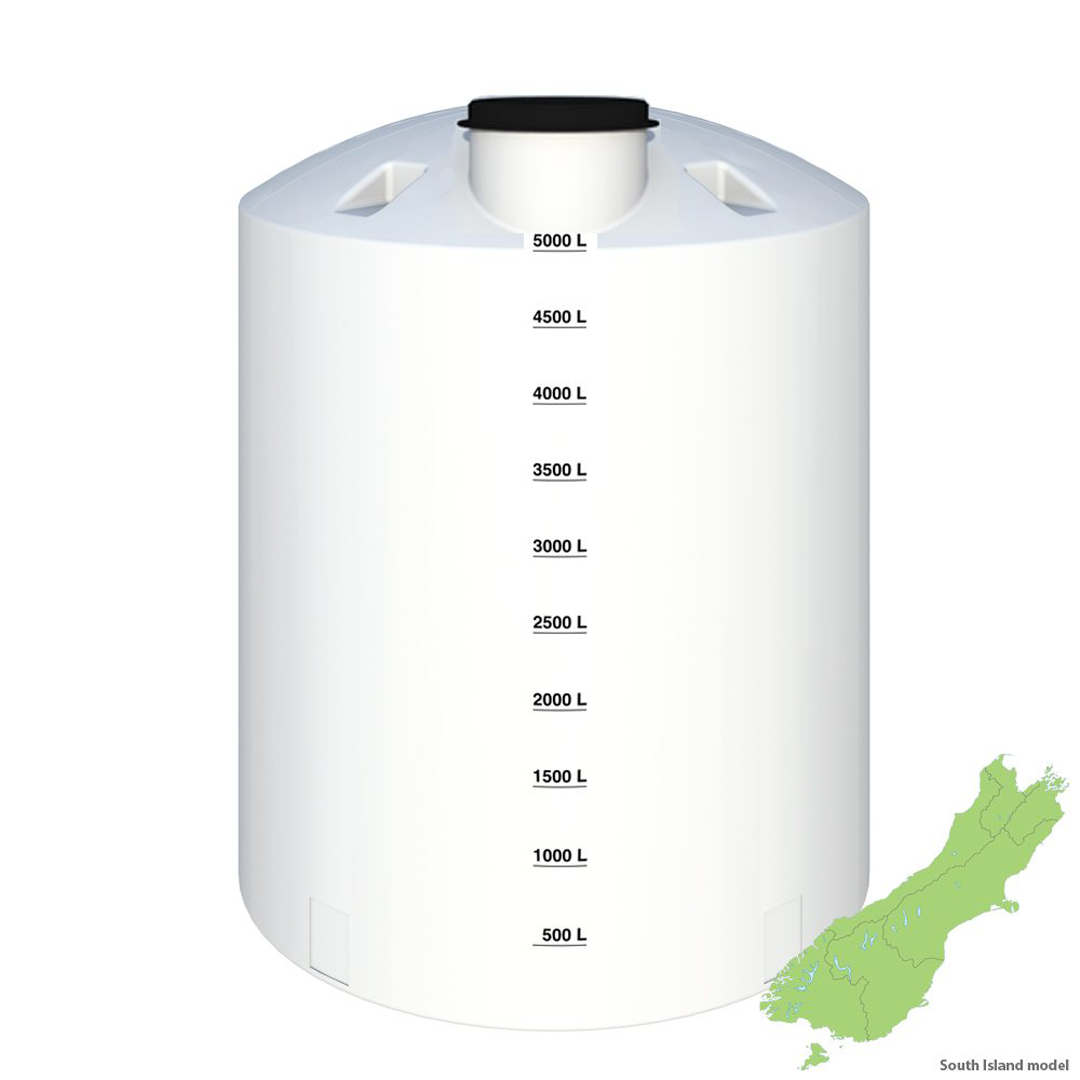 Devan Translucent Tank With Volume Markers 5000L SI