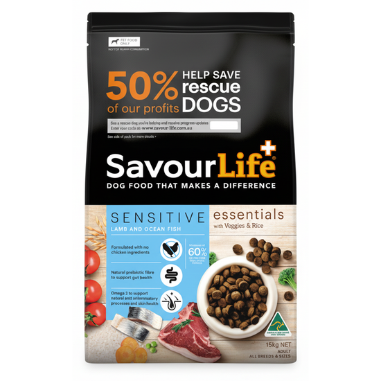 Savourlife Essentials Sensitive Lamb & Ocean Fish 3kg