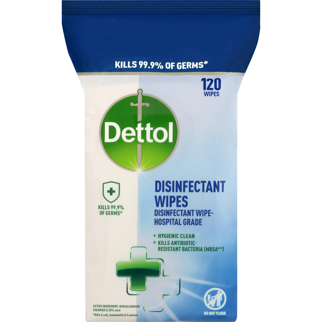 Dettol Tru Clean Surface Wipes Citrus 90 Pack