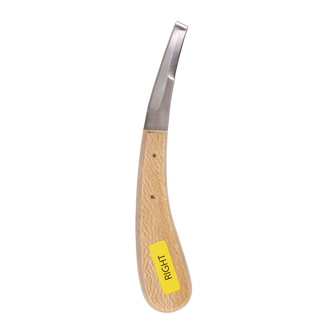 Hoof Knife Plain Pack Double Edge Right