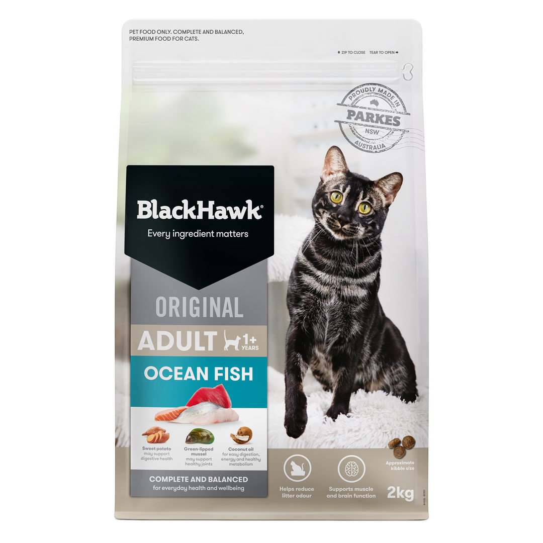 Black Hawk Orig Cat Ocean Fish 2kg