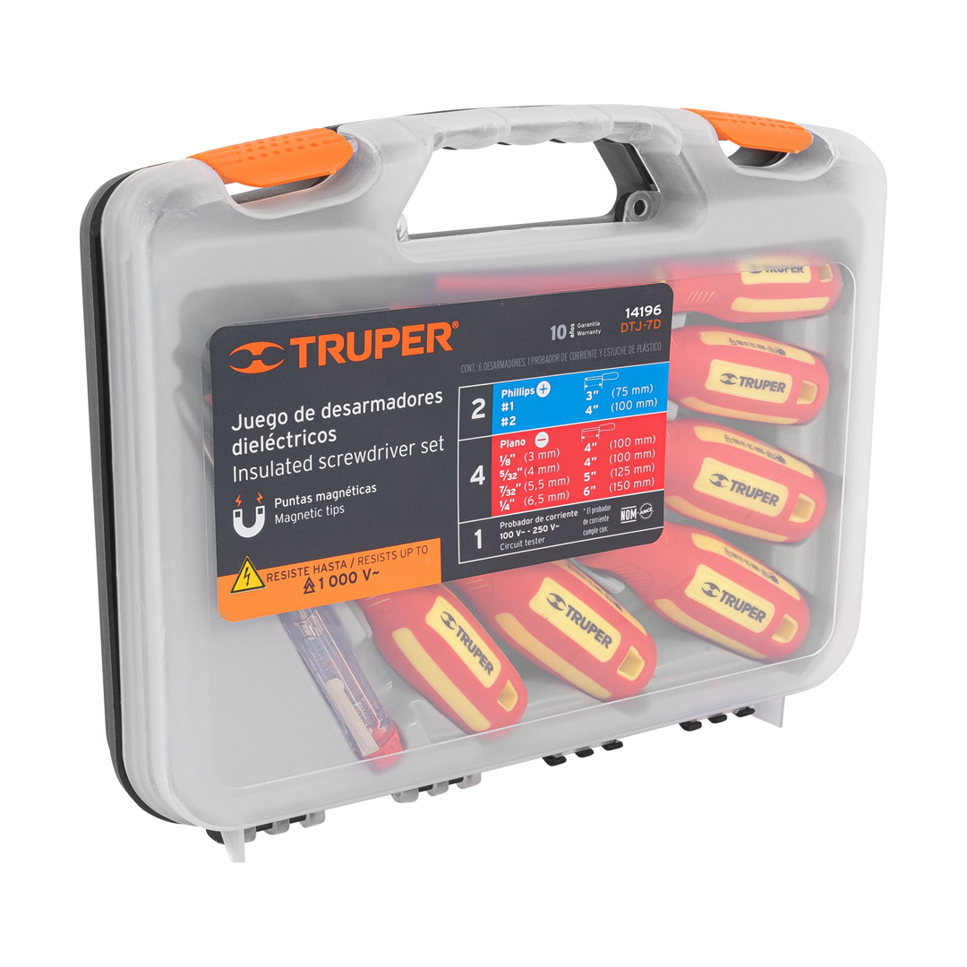 Truper Screwdriver Set Insulated 7 piece