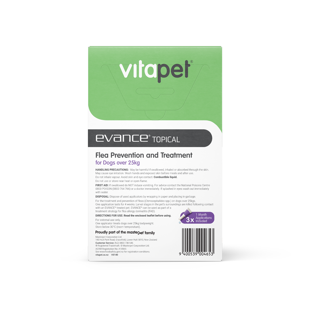 Evance Flea Prevention & Treatment Dog Over 25kg