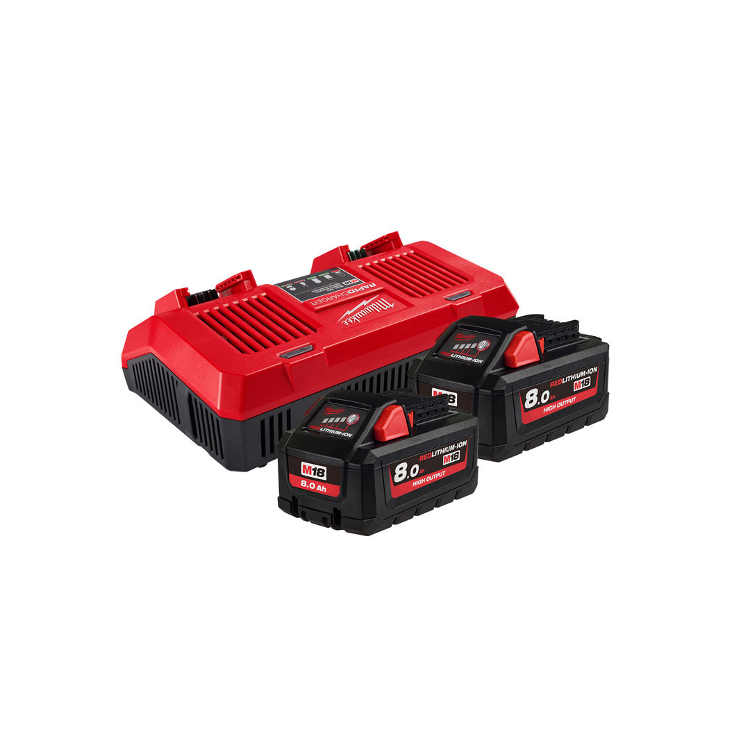 M18 Redlithium Ion High Output 8Ah Dual Bay Starter Pack