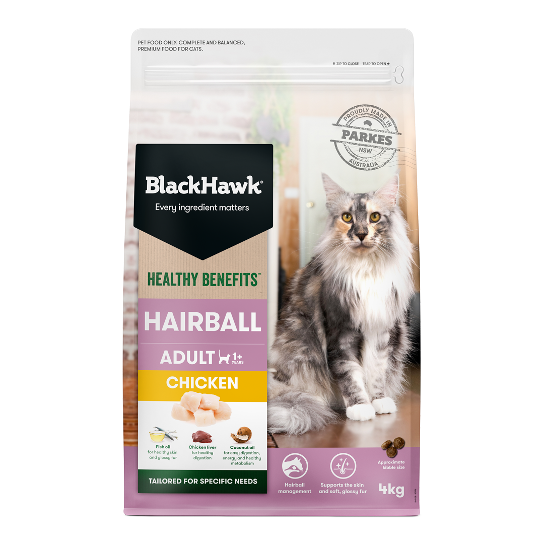 Black Hawk HB Cat Hairball Chicken 4kg