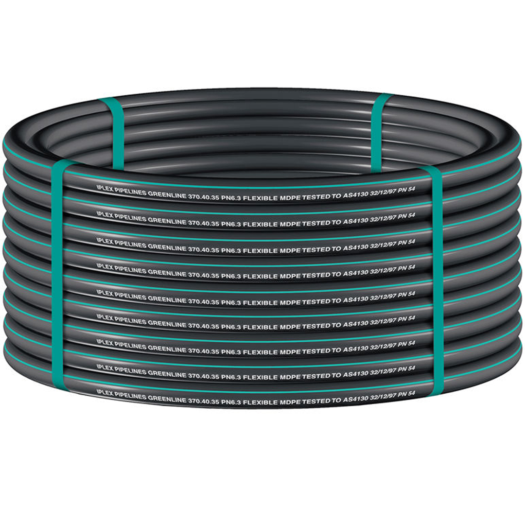 Iplex Greenline Pipe PN6.3 40mm x 50m