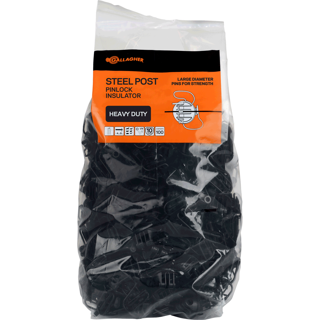 Gallagher Insulator Pinlock Steel Y Post 150 Packet