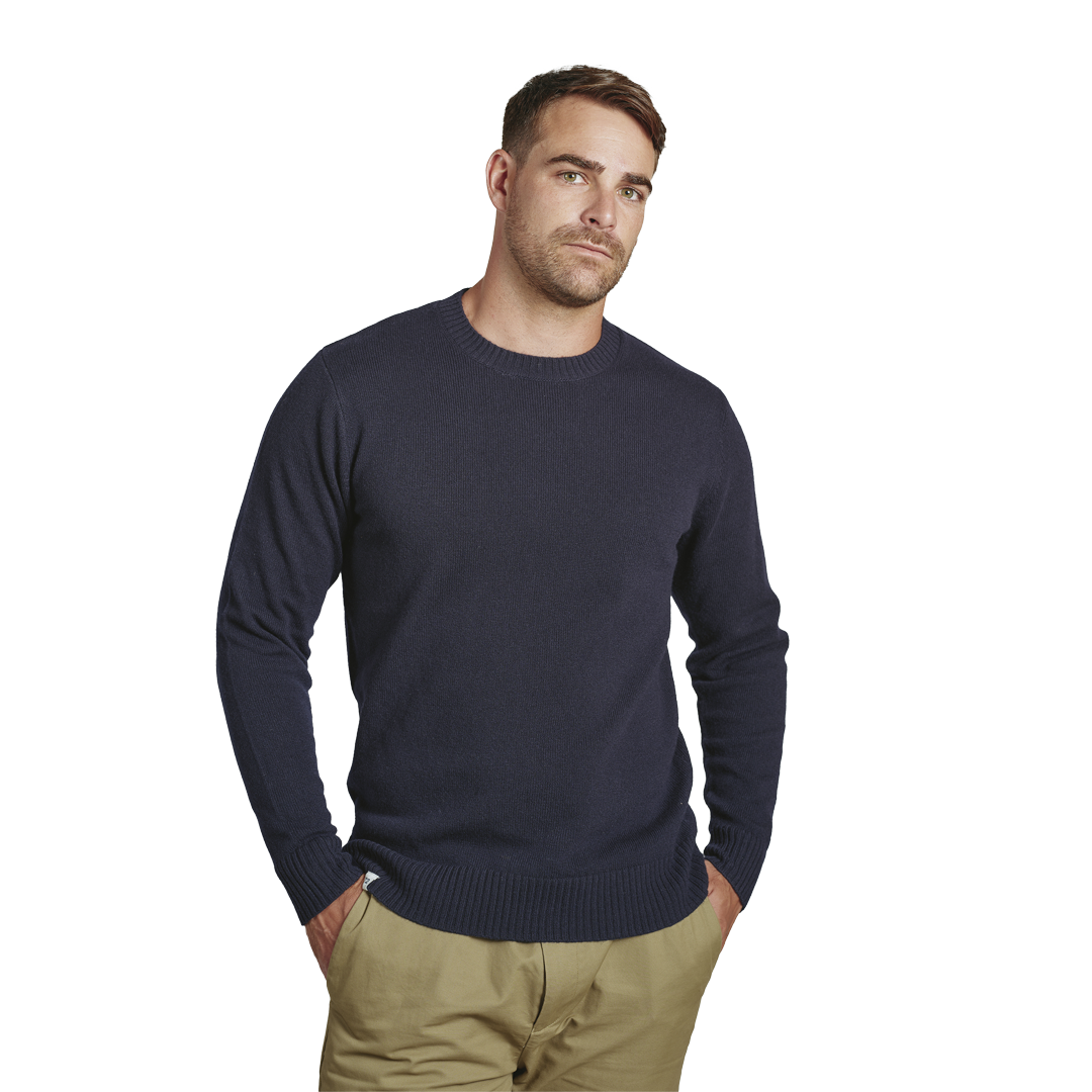 1972 Station NZ Merino Crew Neck Mns
