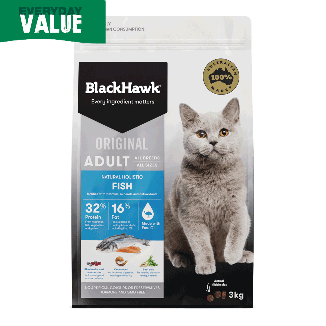 Black Hawk Cat Adult Fish 3kg