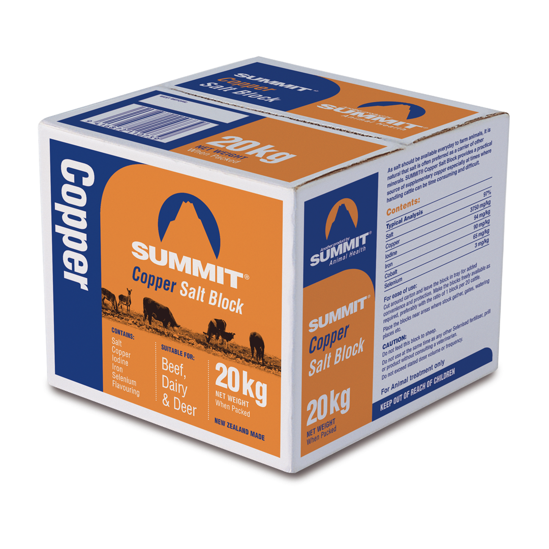 Dominion Summit Copper Salt Block Cattle 20kg
