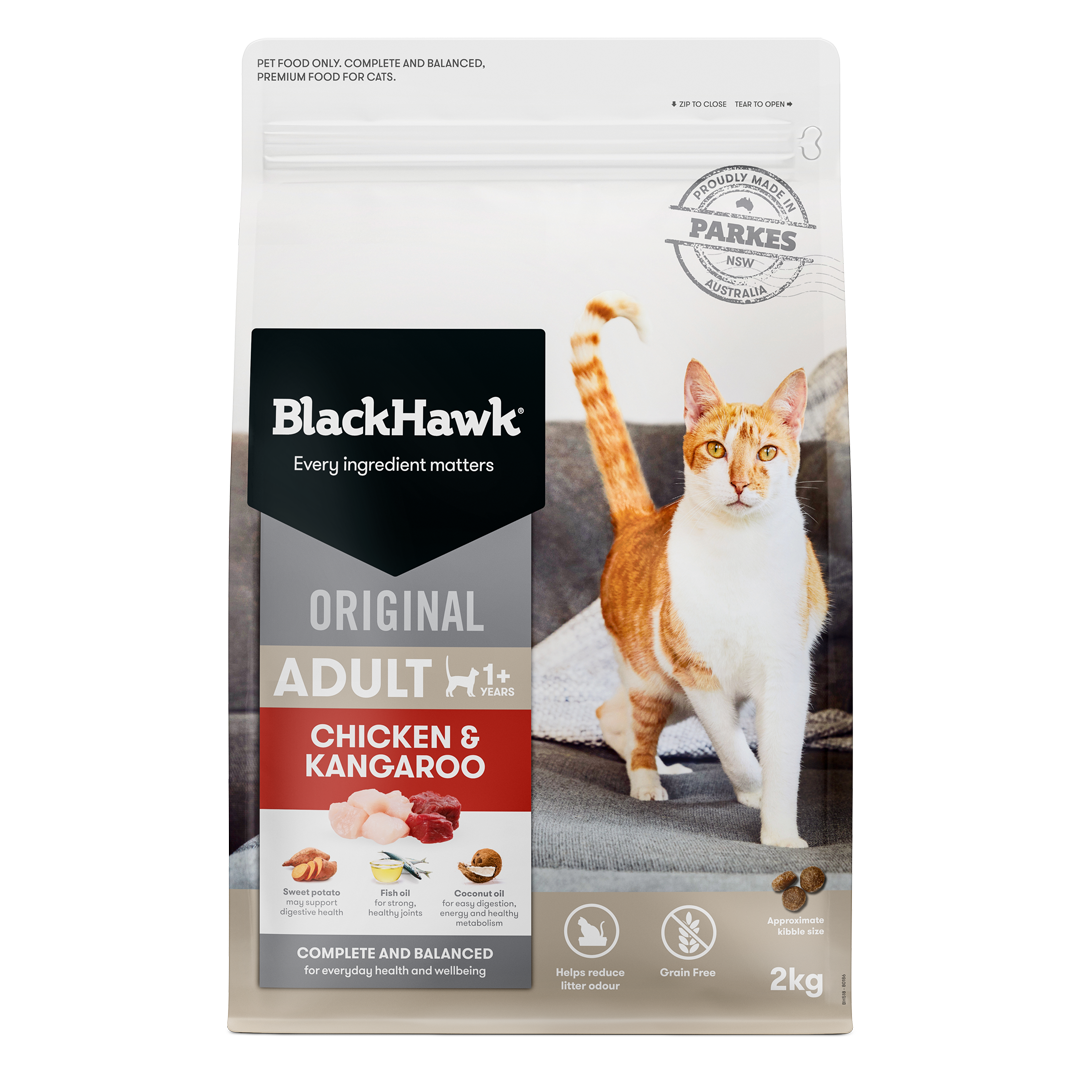 Black Hawk Orig Cat Chick/Kangaroo 2kg