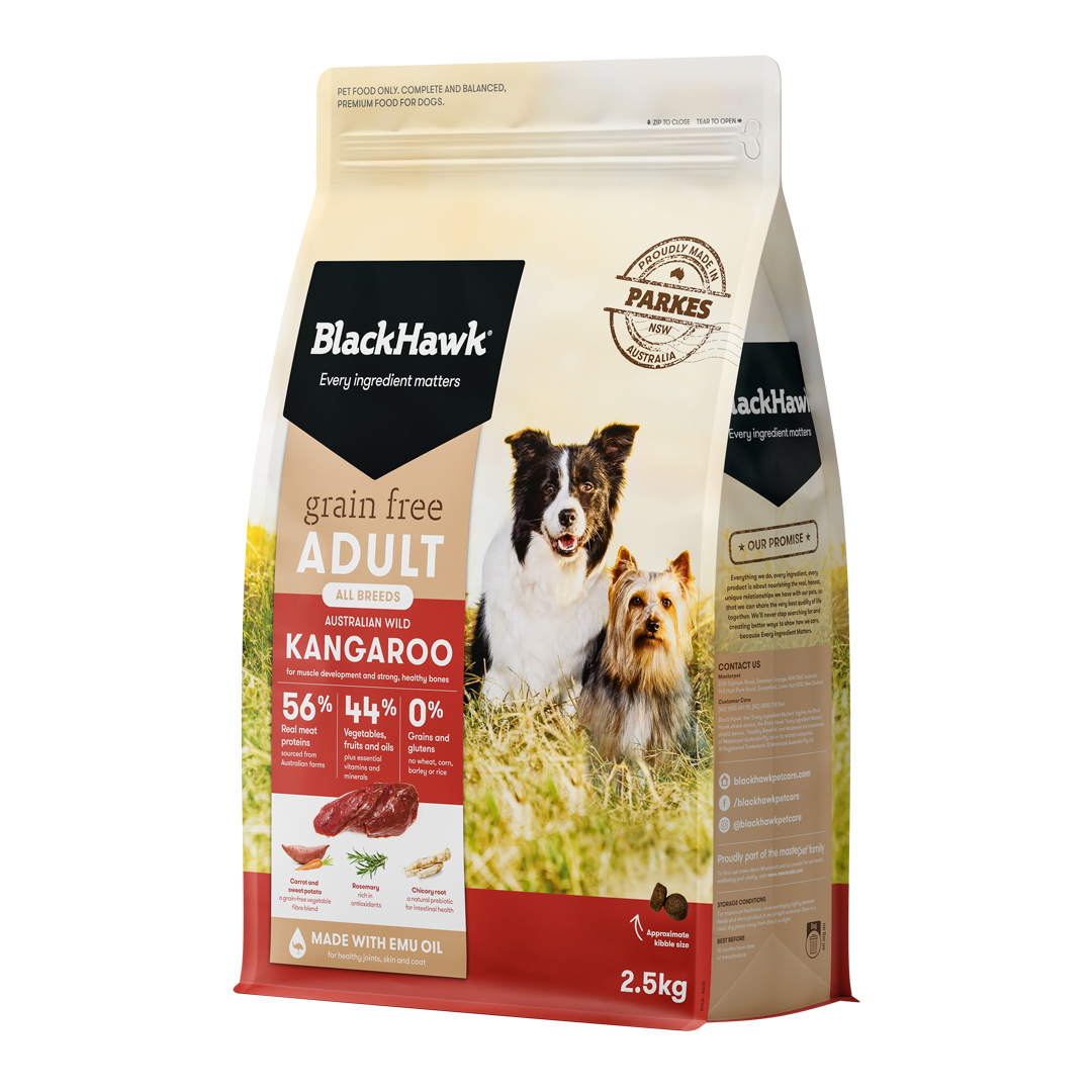 Black Hawk Dog Grain Free Kangaroo 2.5kg
