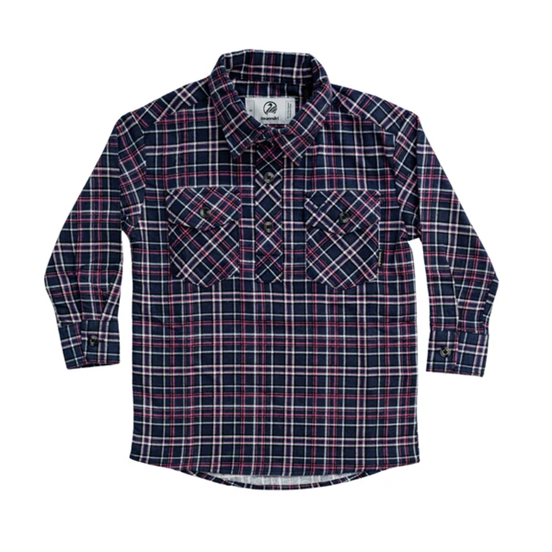 Swanndri Egmont Half Placket Kids