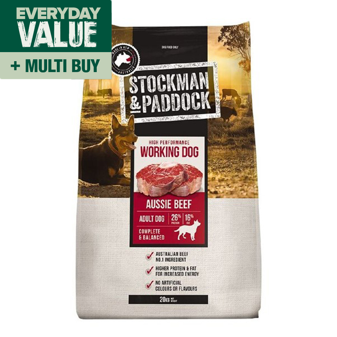 Stockman & Paddock Working Dog Dry Food 20kg