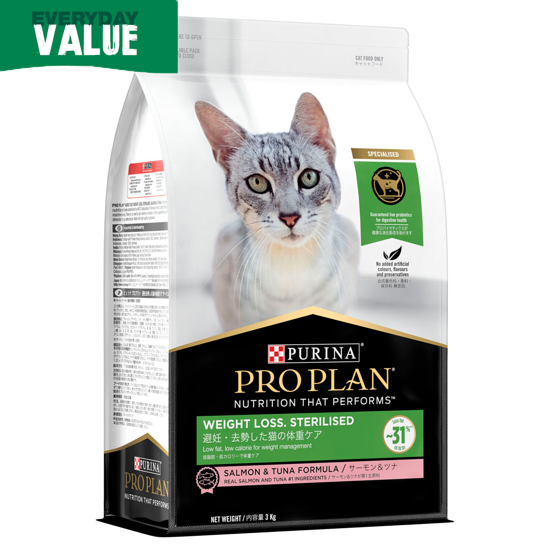 Pro Plan Cat Weight Loss Sterilised 3kg