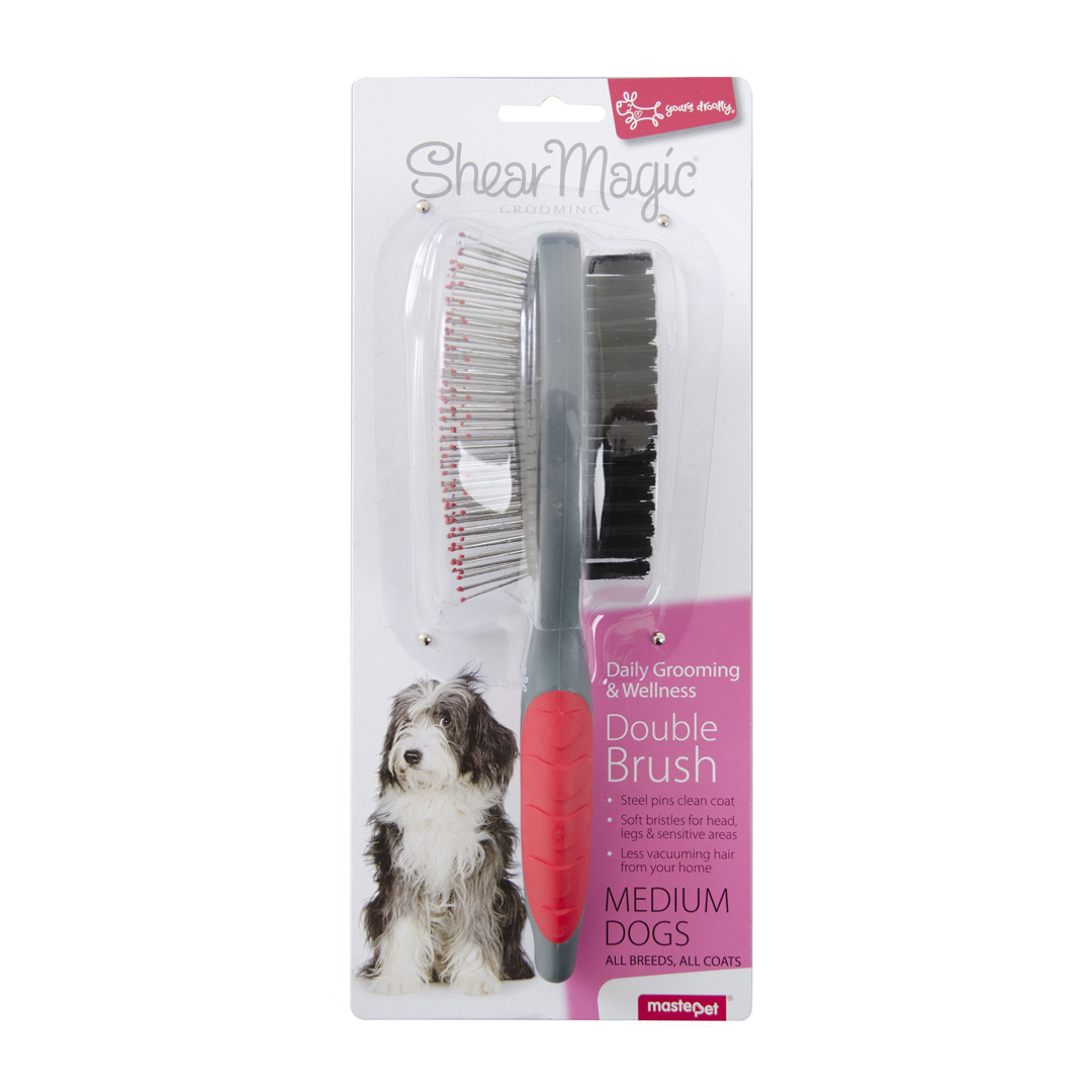 Shear Magic Double Brush For Dogs Medium