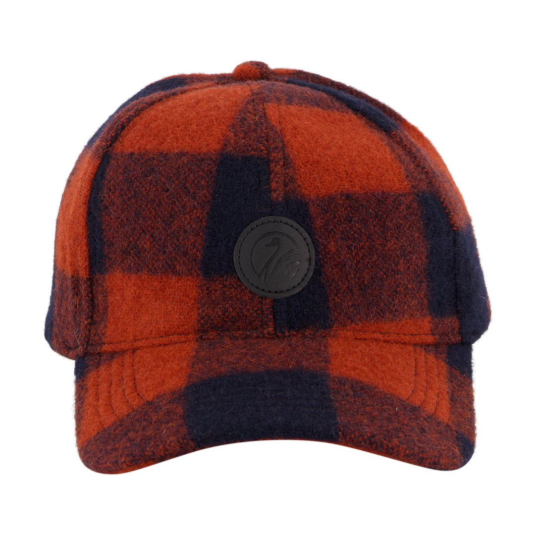 Swanni Wool Check Baseball Cap