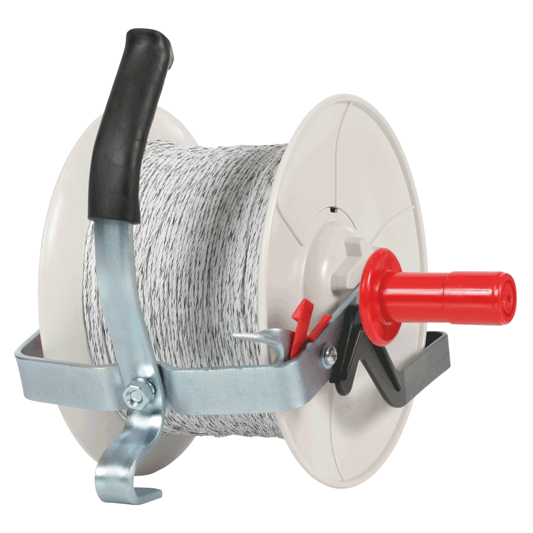 OBriens Geared Reel Prewound Polywire 500m