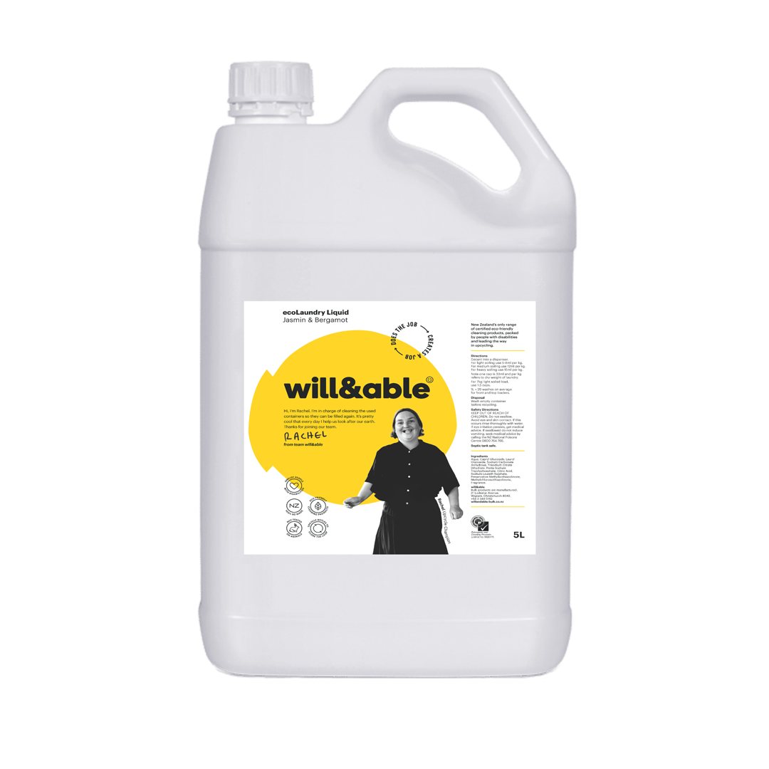 Will & Able EcoLaundry Liquid 5L