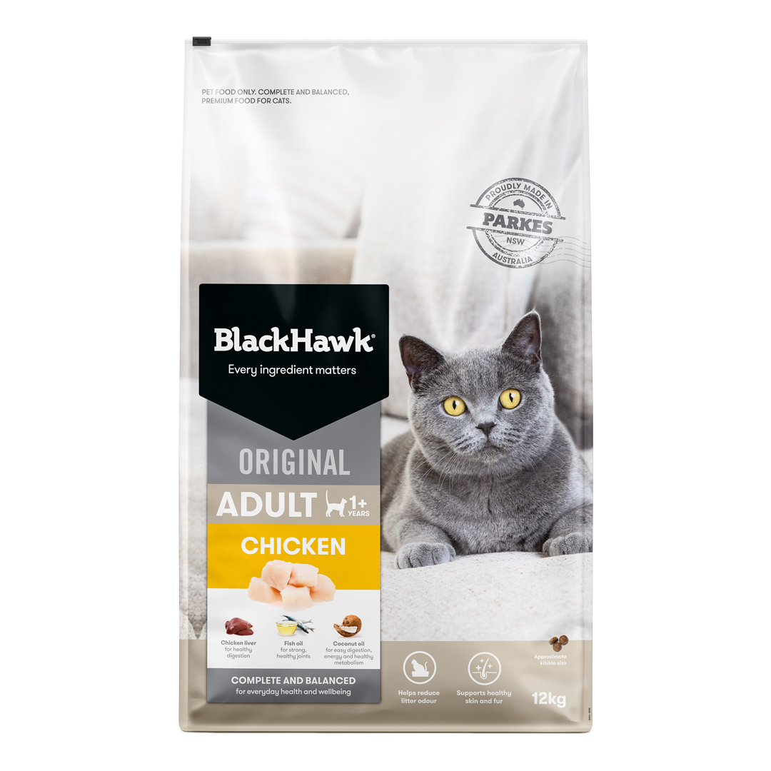 Black Hawk Orig Cat Chicken 12kg