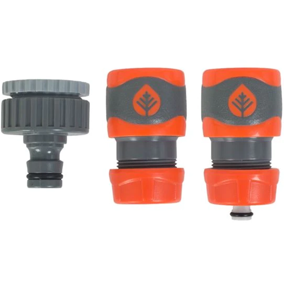 Soft Grip Hose End Fitting Set 3pcs 12mm