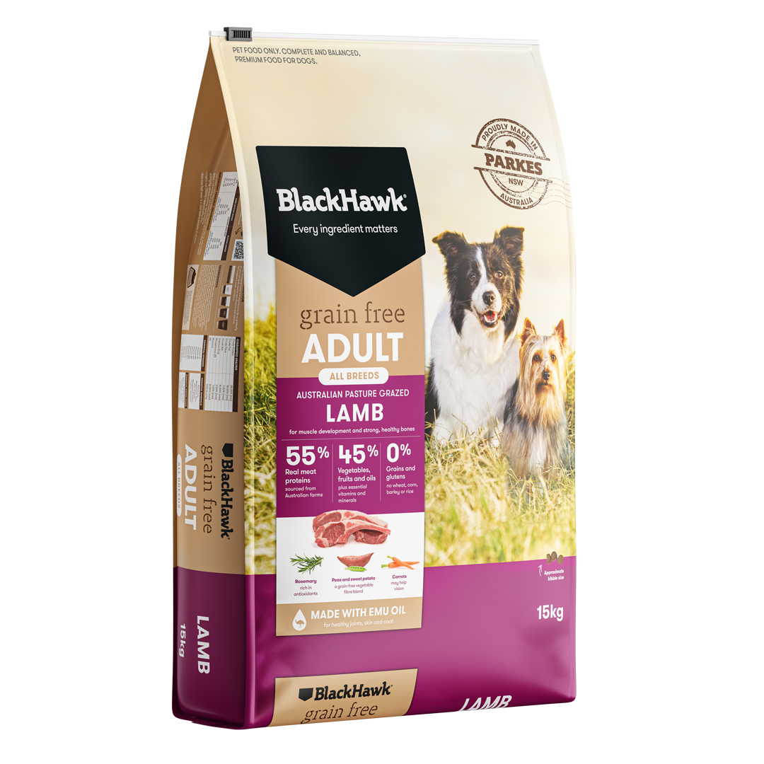 Black Hawk Dog Grain Free Lamb 15kg