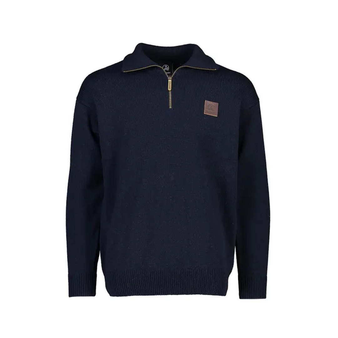 Swanndri Mariner Wool Zip Neck Jersey