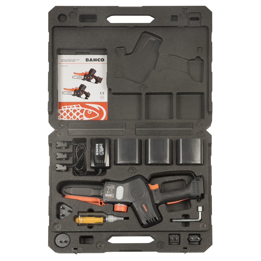 Bahco BCL 15 IB Cordless Chainsaw Kit