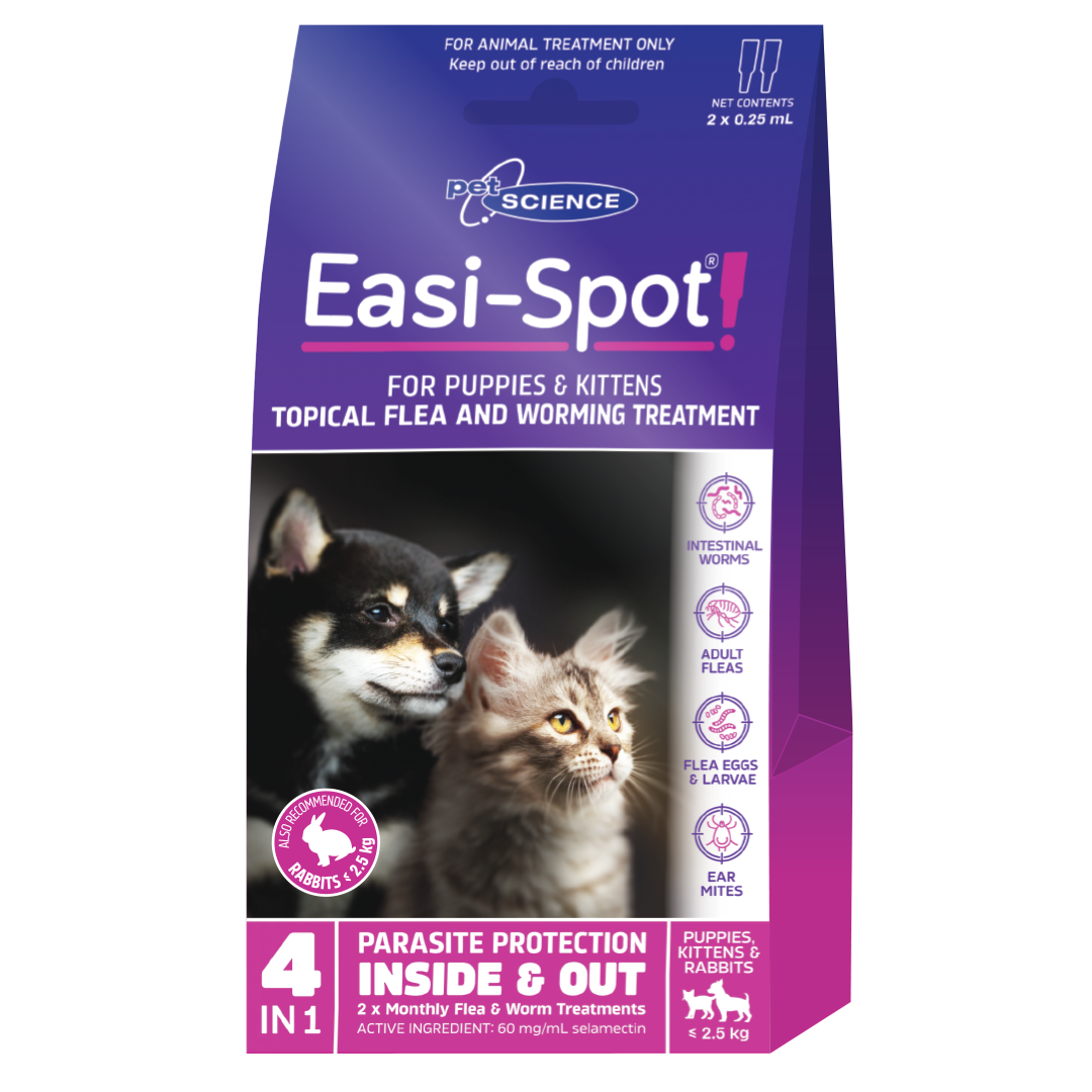 Petscience Easi-Spot Kitten Pups 15mg